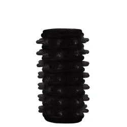 Chisa Novelties Etuis Texture Relief pour pénis Noir